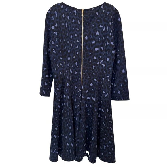 Kate Spade New York Broome Street Leopard Ponte Dress Size 12 - Picture 4 of 8